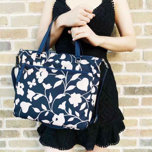NWT Kate Spade ♠️ Floral Satchel & Crossbody - Picture 6 of 7